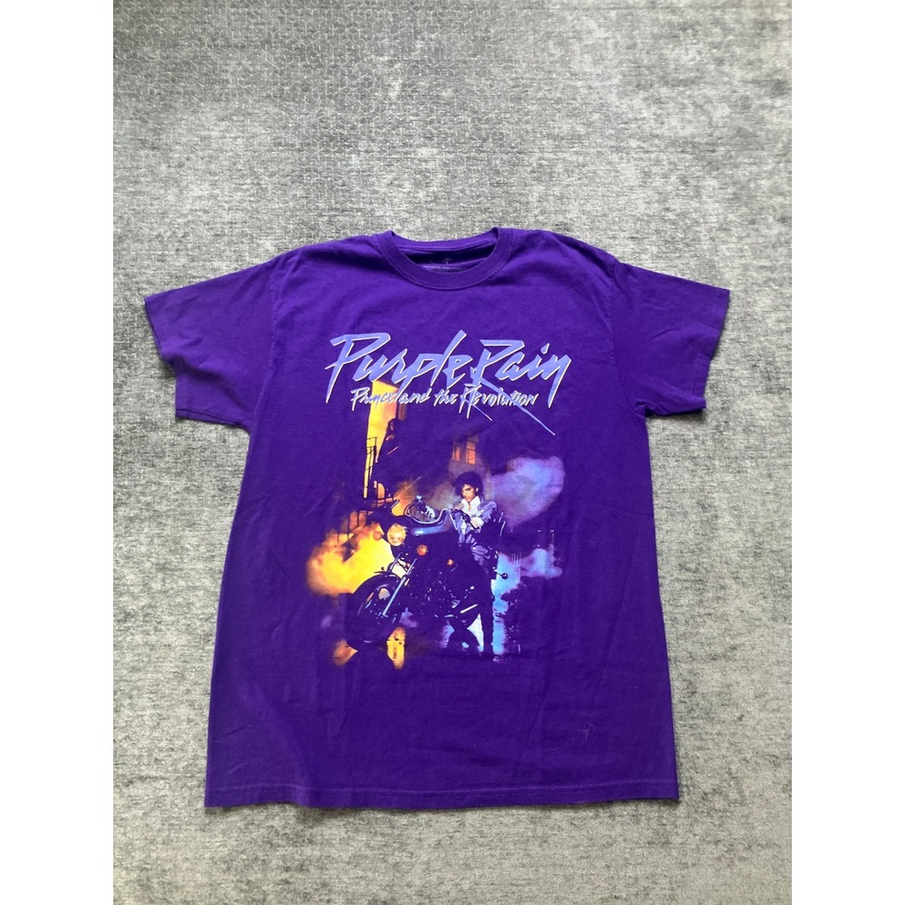 The Prince Estate Official & Approved T-Shirt Men Medium Purple Graphic Pullover